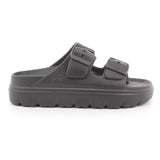 BLACK PU LADIES SANDALS