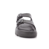 BLACK PU LADIES SANDALS