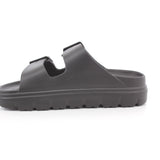 BLACK PU LADIES SANDALS