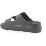 BLACK PU LADIES SANDALS
