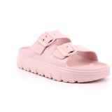 NUDE PU LADIES SANDALS