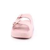 NUDE PU LADIES SANDALS