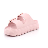 NUDE PU LADIES SANDALS
