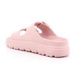 NUDE PU LADIES SANDALS