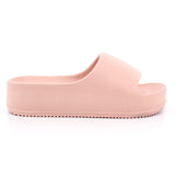 NUDE PU LADIES SANDALS