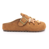 CAMEL MICROFIBER LADIES SHOES
