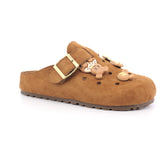 CAMEL MICROFIBER LADIES SHOES