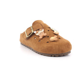 CAMEL MICROFIBER LADIES SHOES