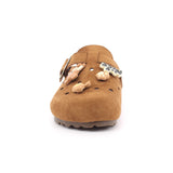 CAMEL MICROFIBER LADIES SHOES