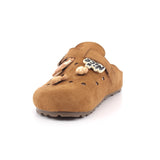 CAMEL MICROFIBER LADIES SHOES