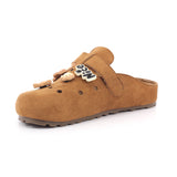 CAMEL MICROFIBER LADIES SHOES