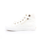 STIVALETTO TESSUTO 073 BIANCO