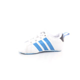 GRAND COURT SHOES CRIB WHITE/BLUE