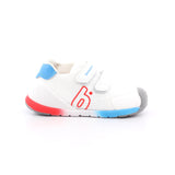 ZAPATO SPORT REJILLA BLANCO Y ROJO