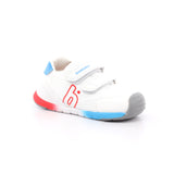 ZAPATO SPORT REJILLA BLANCO Y ROJO