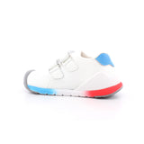 ZAPATO SPORT REJILLA BLANCO Y ROJO
