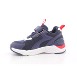 SNEAKER ELASTICOS REJILLA AZUL MARINO