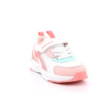 SNEAKER ELASTICOS REJILLA BLANCO Y ROSA