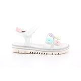 SANDALO GRIGIO WHITE/LILLA