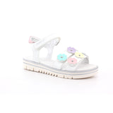 SANDALO GRIGIO WHITE/LILLA