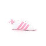 GRAND COURT SHOES CRIB WHITE/PINK