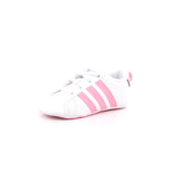 GRAND COURT SHOES CRIB WHITE/PINK