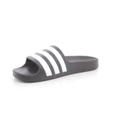 ADILETTE AQUA SLIDES KIDS BLACK/WHITE