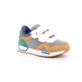 PBM 14477 BABY MEGA T.RETE/SUEDE PU GRIGIO/SENAPE