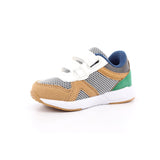 PBM 14477 BABY MEGA T.RETE/SUEDE PU GRIGIO/SENAPE