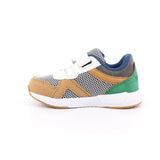 PBM 14477 BABY MEGA T.RETE/SUEDE PU GRIGIO/SENAPE