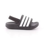 ADILETTE ESTRAP SLIDES INFANTS BLACK