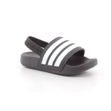 ADILETTE ESTRAP SLIDES INFANTS BLACK