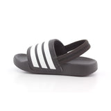 ADILETTE ESTRAP SLIDES INFANTS BLACK
