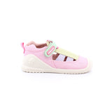 SANDALIA LONA BASICA LUREX FUCSIA