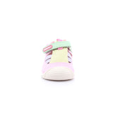 SANDALIA LONA BASICA LUREX FUCSIA