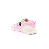 SANDALIA LONA BASICA LUREX FUCSIA