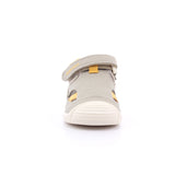 SANDALIA LONA URBAN PIQUE BEIGE Y AMARILLO