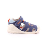 SANDALIA LONA URBAN PIQUE PETROL