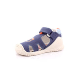 SANDALIA LONA URBAN PIQUE PETROL