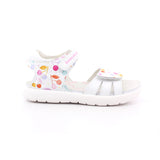 SANDALIA ESTAMPADA NAPA BLANCO