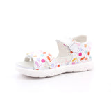 SANDALIA ESTAMPADA NAPA BLANCO