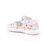 SANDALIA ESTAMPADA NAPA BLANCO