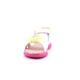 SANDALIA POM POM NAPA BLANCO