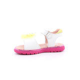 SANDALIA POM POM NAPA BLANCO