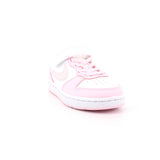 NIKE COURT BOROUGH LOW RECRAFT BIANCO/PINK FOAM
