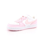 NIKE COURT BOROUGH LOW RECRAFT BIANCO/PINK FOAM