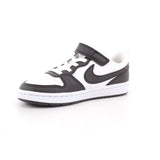 NIKE COURT BOROUGH LOW RECRAFT BIANCO/NERO