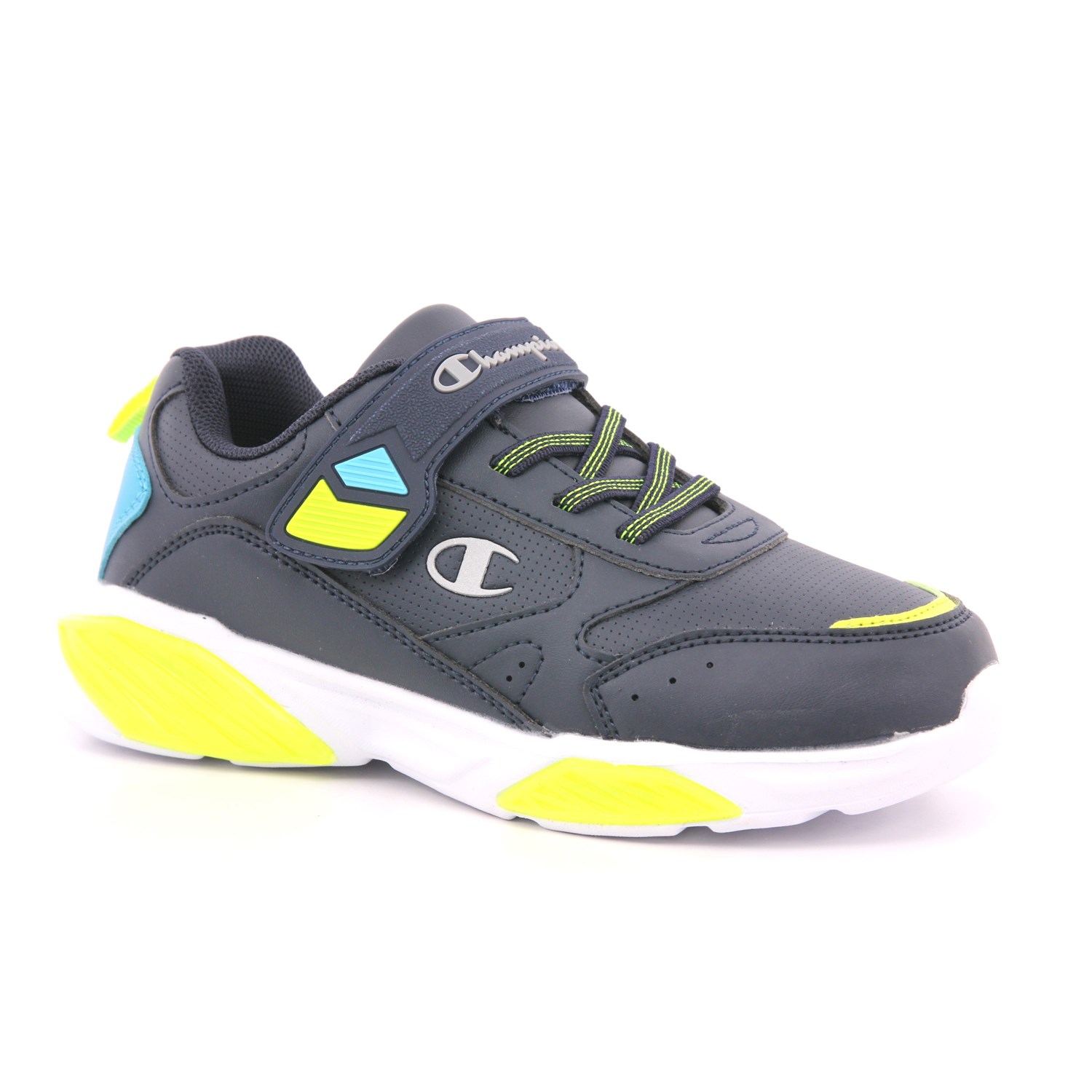 Scarpa Strappi + Elastico Champion Bambino Blu Scarpa Strappi + Elastico Champion Bambino Blu Scarpe 1024 - S32818