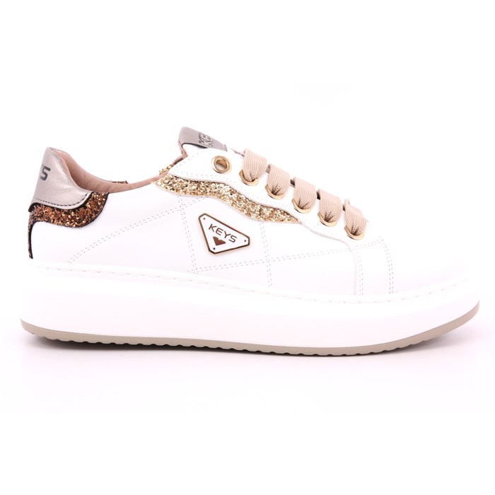 Scarpa Allacciata Keys Donna Bianco  Scarpe 188 - K-9800B