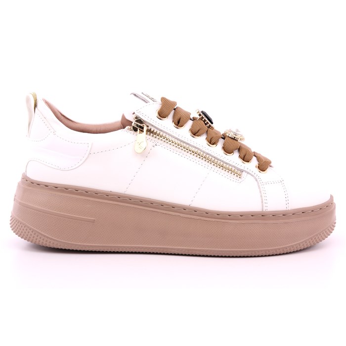 Scarpa Allacciata Keys Donna Bianco  Scarpe 193 - K-9882B